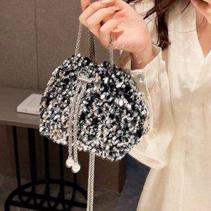 블링 스팽글 가방 여성 숄더백 체인 파티 복조리