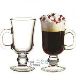 투명 유리 커피잔 내열 홈카페 튼튼한 아이스 음료