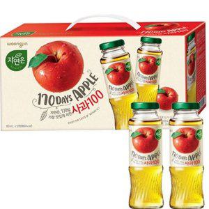 상큼한 주스 아침 작은 데일리 과일 시원한 병