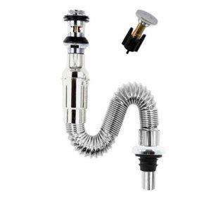 일체형 부속품 욕실 트랩 분리형 세면대 배수관 팝업