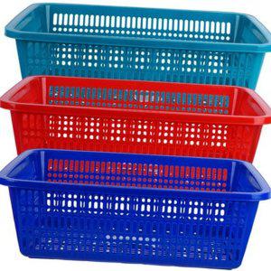 직사각형 다용도 광주리 플라스틱 채반 사각형