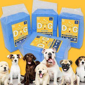 중대형견 강아지 배변 일회용 무형광 애견 패드 대형견