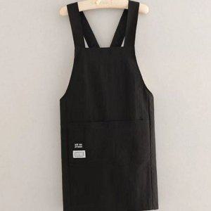 타슬란 카페 방수 앞치마 작업 주방 심플 성인