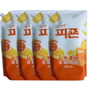 리필 일반 4개 세탁 대용량 액체 의류 세제