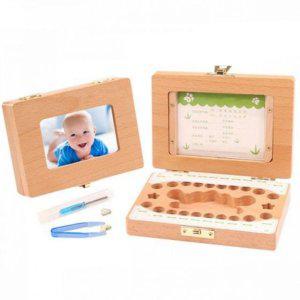 젖니 아기 탯줄 상자 원목 보관함 어린이 유치