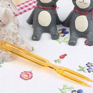 케이크 일회용 포크 벌크 개별포장 플라스틱 소형 투명