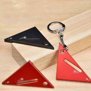 직각자 목공용 가벼운 휴대용 눈금자 목공자 정밀 측량용 알루미늄 금속