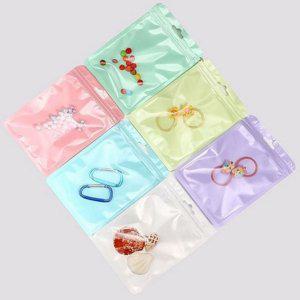 포장용 백 봉투 작은 지퍼 투명 비닐 다용도