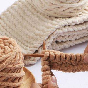 털실 겨울 핸드메이드 따뜻한 손뜨개 선물 포근한 목도리