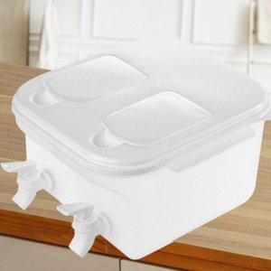 디스펜서 2구 세탁 세제 대용량 용기 소분 유연제 자동