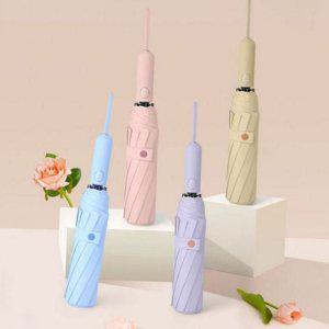 양산 암막 양우산 간편한 3단 휴대용 우산 자동 여성 버튼식