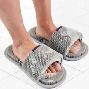 세척솔 실리콘 지압 마사지 발세척 흡착식 브러쉬