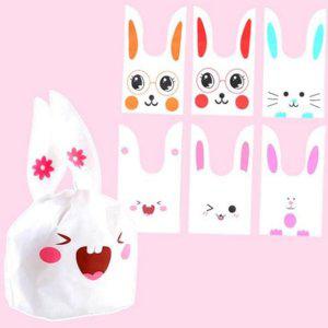 어린이 봉투 간식 선물 사탕 비닐 토끼 포장