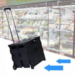 폴딩 카트 다용도 이동식 가벼운 접이식 대형 바퀴형 쇼핑