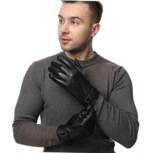 방한 겨울 가죽 선물 양 장갑 스마트폰 남성