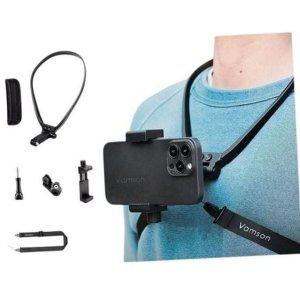 넥 브이로그 거치대 핸드폰 홀더 스마트폰 인칭 목 촬영용