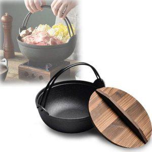 전골 주철 가정용 냄비 오뎅 캠핑용 샤브샤브 무쇠