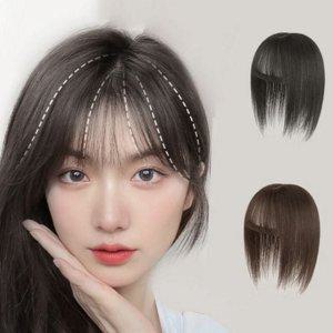 가발 커버 인모 부분 앞머리 정수리 여성 내츄럴