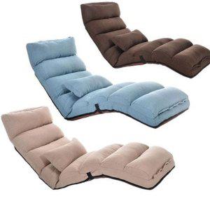 공간활용 1인용 원룸 접이식 좌식 독서용 의자 침대형