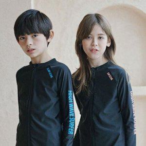 상의 어린이 남아 주니어 수영복 아동 래쉬가드