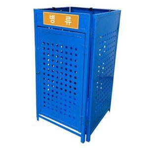 재활용 쓰레기통 대형 분리수거함 분리수거대 다용도 이동식 철제 접이식