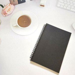 사무용 그리기 노트 무지 메모노트 드로잉 트윈링 캘리그라피