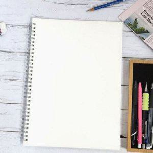 스케치북 반투명 a4 커버 스프링 드로잉 미술용 사무용 학용품