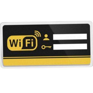 라운딩 와이파이 접착식 안내판 표지판 부착형 매장용