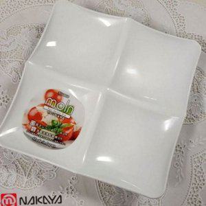 사각 분리형 접시 1인용 나눔 4칸 플레이트 분할