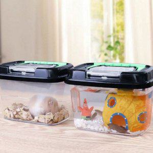 사육 곤충 채집 사육통 케이스 장수풍뎅이 투명 사슴벌레 동물 작은