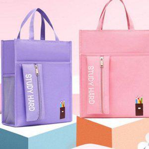 실내화 휴대 주머니 학교 가방 중학생 경량 보조 학생