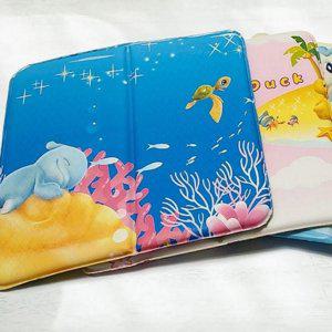 어린이 방석 야외용 접이식 2단 학생 바닥 휴대용