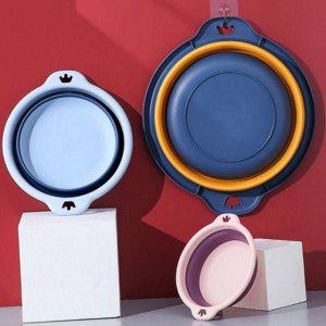 수납 캠핑용 다용도 대야 접이식 대형 플라스틱 세수