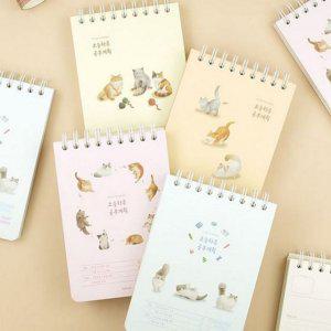 스프링 일일 학습 플래너 노트 학생 데일리 공부 100일 계획