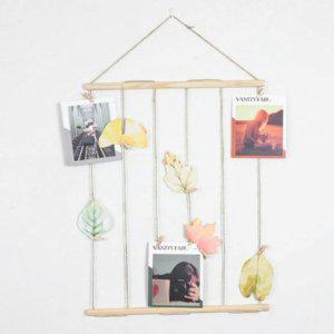 벽장식 사진걸이 걸이 사진 우드 포토 행거