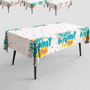커버 축하 방수 파티 테이블보 일회용 식탁보 생일