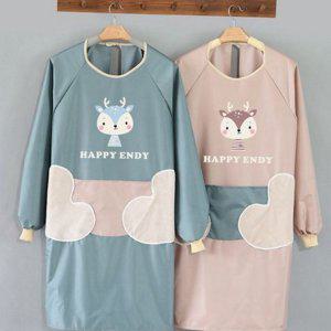 성인 긴 앞치마 주방 활동 팔 간편 요리용 방수