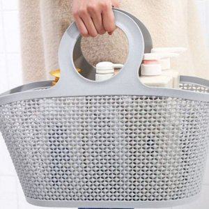 여행 목욕 접이식 대형 휴대용 바구니 플라스틱 물빠짐