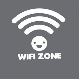 사무실 와이파이 안내용 그래픽 매장 디자인 스티커