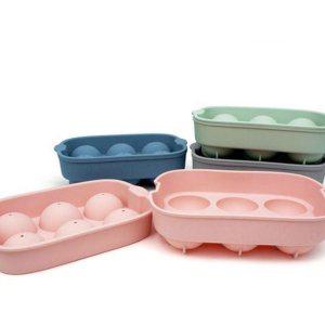 주방용 원형 아이스볼 실리콘 얼음틀 메이커 6구 위스키