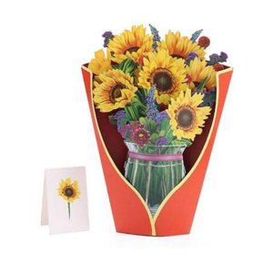 카네이션 감사 꽃다발 생일축하 입체 카드 어버이 스승의날 선물용