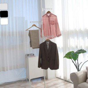 자취방 다용도 높이 이동식 폴형 기둥형 옷걸이 보관대 조절 행거