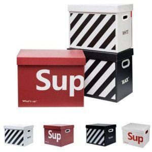 수납함 골판지 다용도 이사박스 상자 정리함 종이