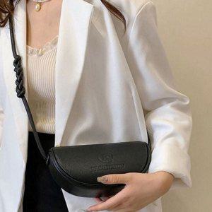 여성 가죽 소가죽 백 크로스 데일리 만두