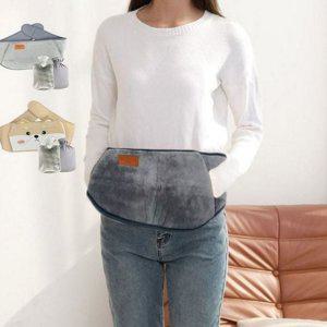 온수 안전 물주머니 온찜질 벨트형 보온 겨울 허리 탈착식