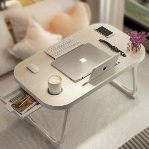 좌식 접이식 책상 테이블 1인용 수납형 다용도 라운딩