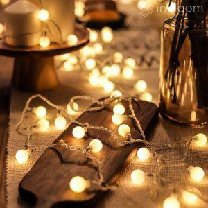 건전지형 앵두 led 크리스마스 80구 캠핑 전구 감성