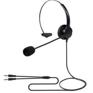 사무용 유선 마이크 컴퓨터 가벼운 인강용 콜센터 헤드셋 교육용