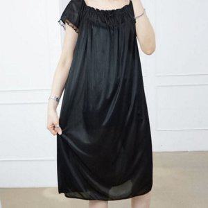 원피스 빅사이즈 여성 잠옷 파자마 레이스 여름 실크