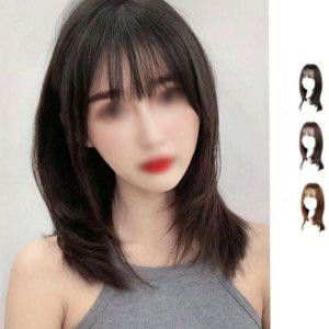 웨이브 통가발 중단발 레이어드 데일리 자연